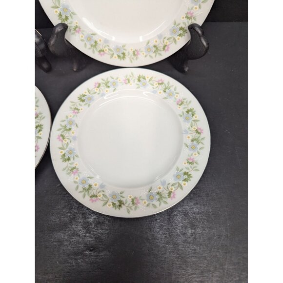 Johann Haviland Forever Spring Pattern Porcelain Dessert Plates Set of 4 - Picture 6 of 10